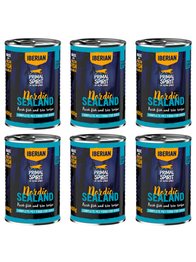 PRIMAL SPIRIT Iberian Nordic Sealand 6x400g puszka