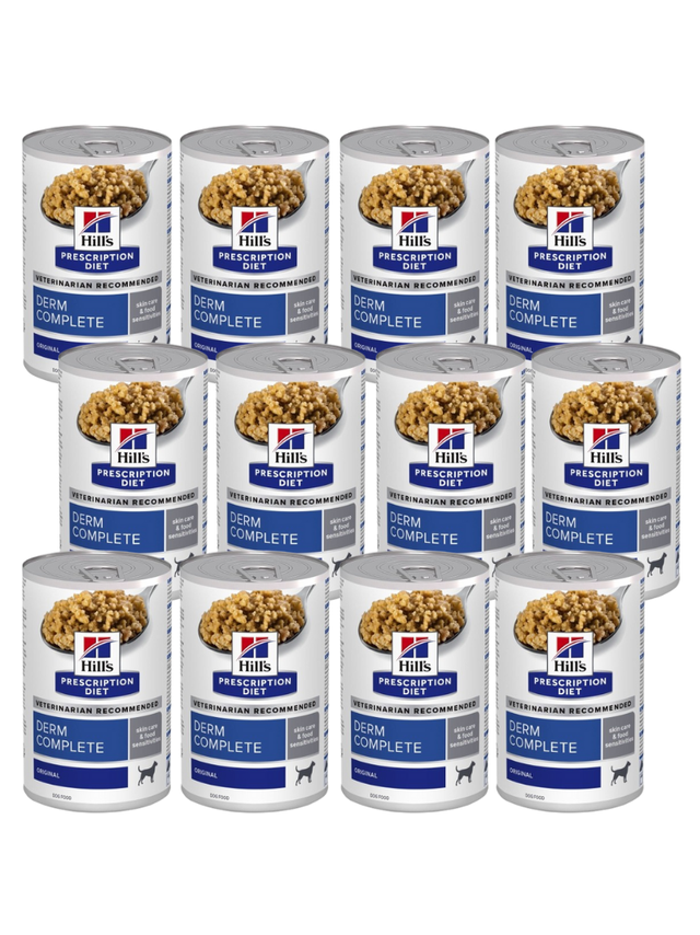 HILL'S PD Prescription Diet Canine Derm Complete 12x370g