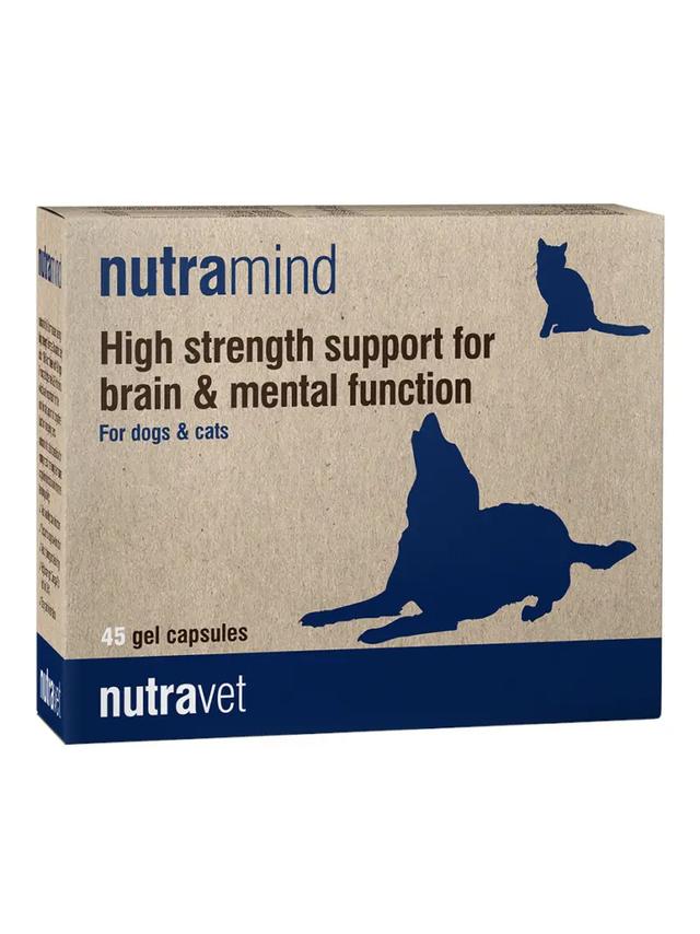 NUTRAVET Nutramind For Dogs & Cats 45kaps- Naturalne wsparcie funkcjonowania mózgu, treningu i procesu uczenia się