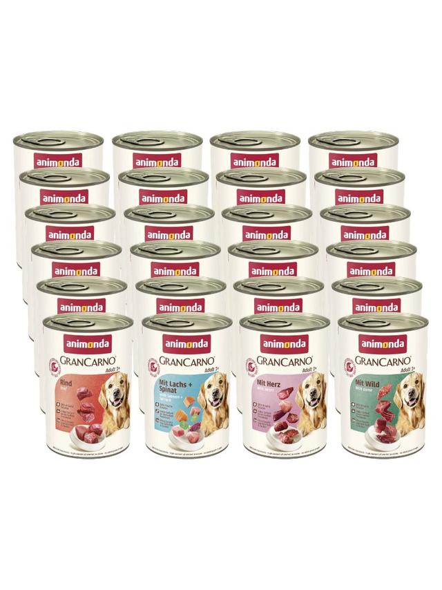 ANIMONDA GranCarno Adult Dog Mix Smaków 24x400g