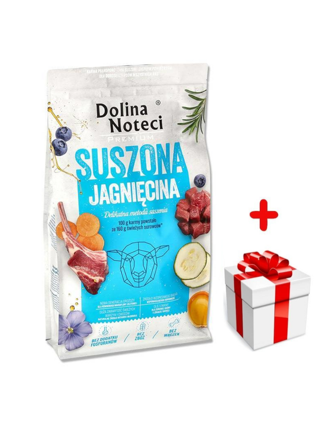 DOLINA NOTECI Premium Jagnięcina- karma suszona dla psa 9kg + niespodzianka dla psa GRATIS!