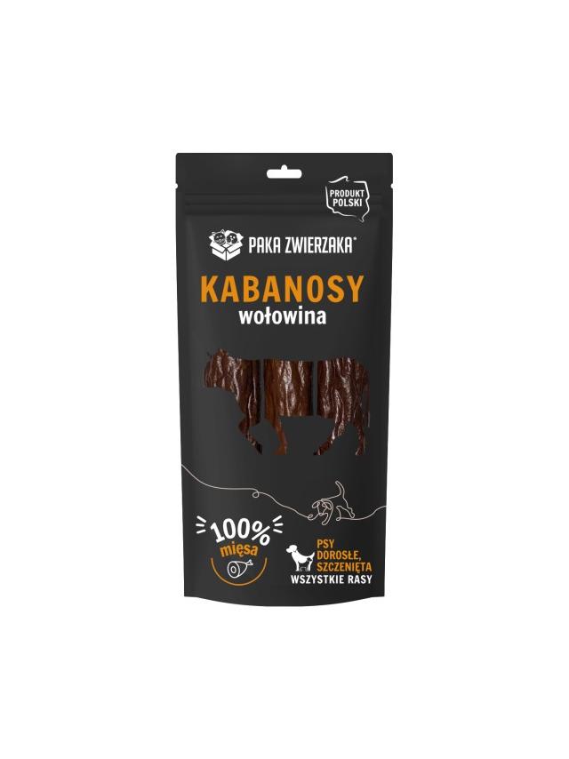 PAKA ZWIERZAKA- Kabanosy wołowina 3 szt (80g)