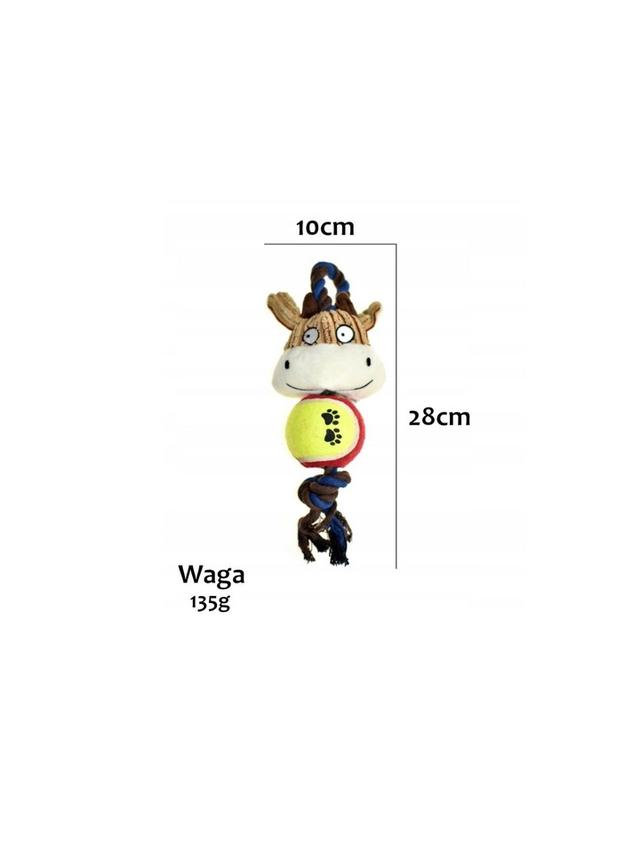 Sznur lina do przeciągania zabawka dla psa 28 cm