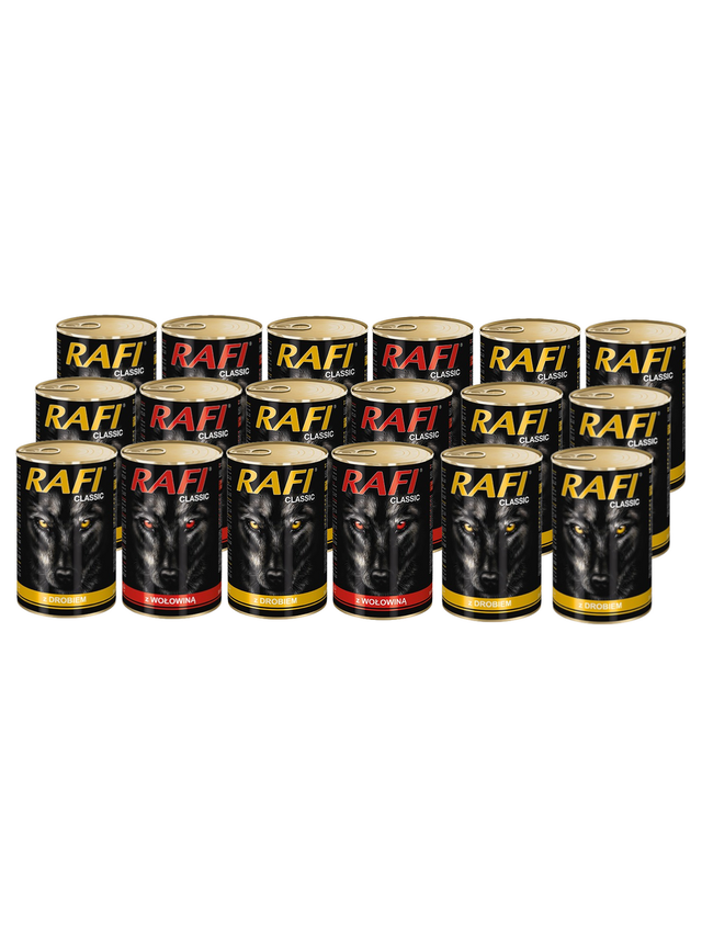 Rafi Classic MIX SMAKÓW w Sosie 18x1240g