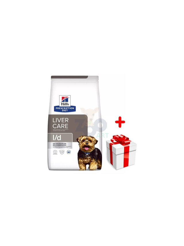 HILL'S PD Prescription Diet Canine L/d Liver Care 10kg + niespodzianka dla psa GRATIS!