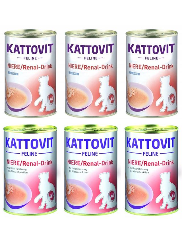 Kattovit Drink Niere/Renal kurczak/kaczka 6x135ml puszka
