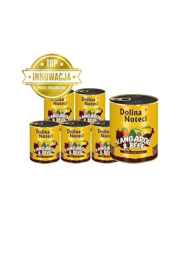DOLINA NOTECI PREMIUM SUPERFOOD kangur i wołowina 6x800g