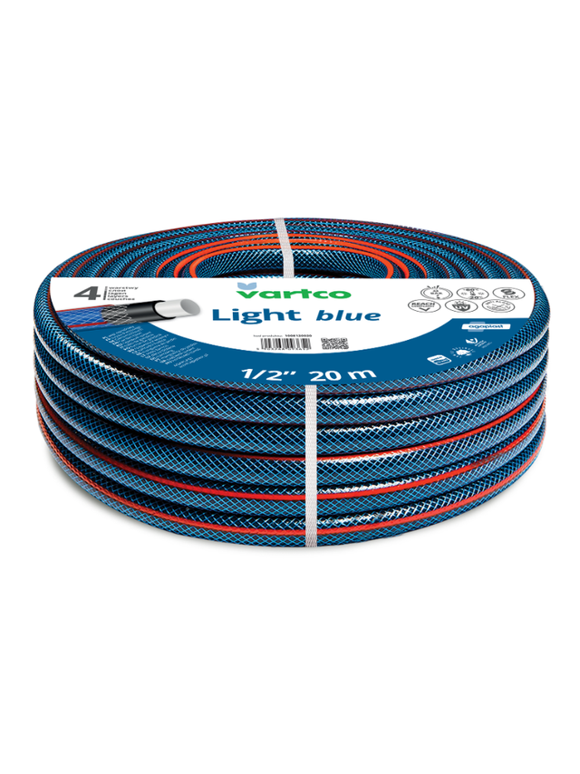 Wąż ogrodowy VARTCO LIGHT BLUE 1/2" 50mb