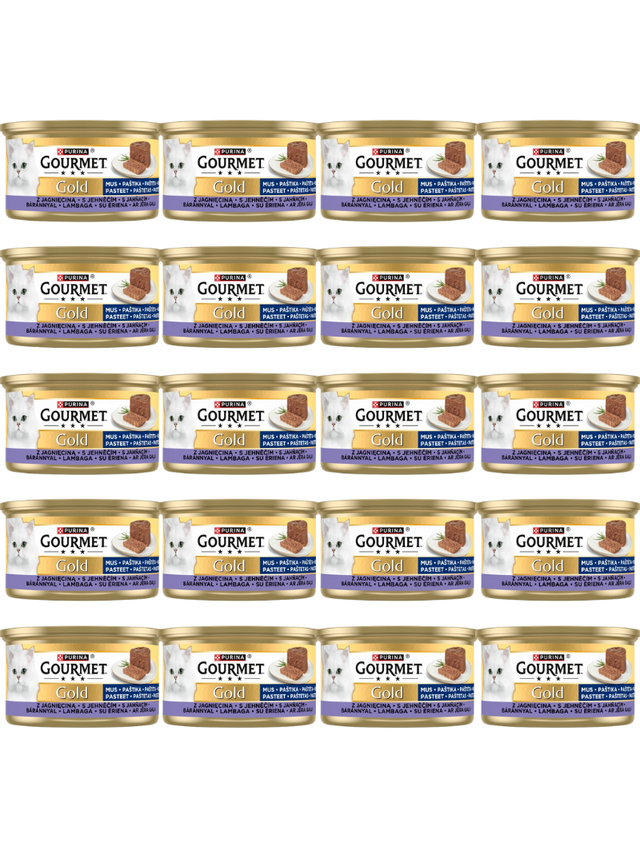 Purina Gourmet Gold mus z jagnięciną 72x85g