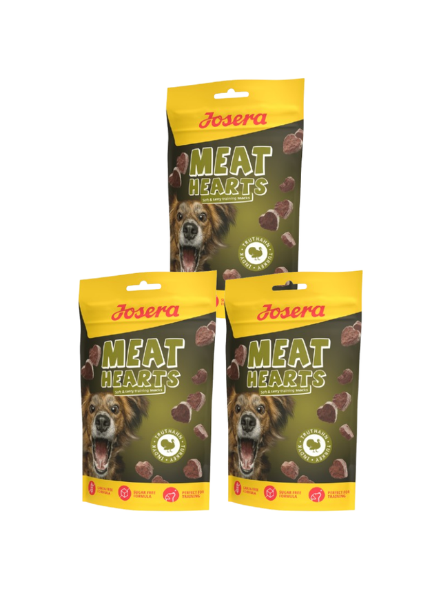 Josera Meat Hearts Turkey 3x70g
