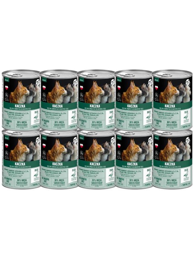 PetRepublic kawałki w sosie z kaczką 10x400g dla kota