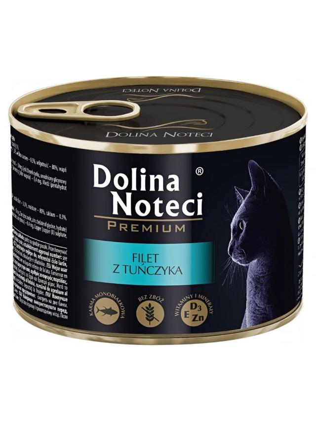 DOLINA NOTECI Premium dla kota filet z tuńczyka  185g