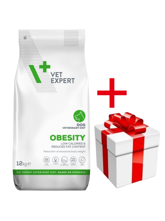 VETEXPERT Veterinary Diet Dog Obesity 12kg + niespodzianka dla psa GRATIS!!!