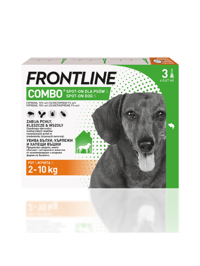 FRONTLINE Combo Spot -On Pies S 2-10kg (pipeta 3x 0,67ml)