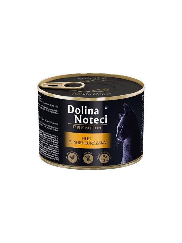 DOLINA NOTECI Premium dla kota filet z piersi kurczaka 185g