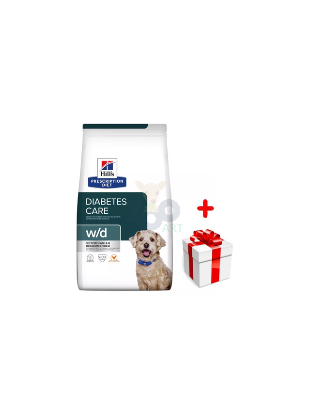 HILL'S PD Prescription Diet Canine w/d 10kg + niespodzianka dla psa GRATIS!