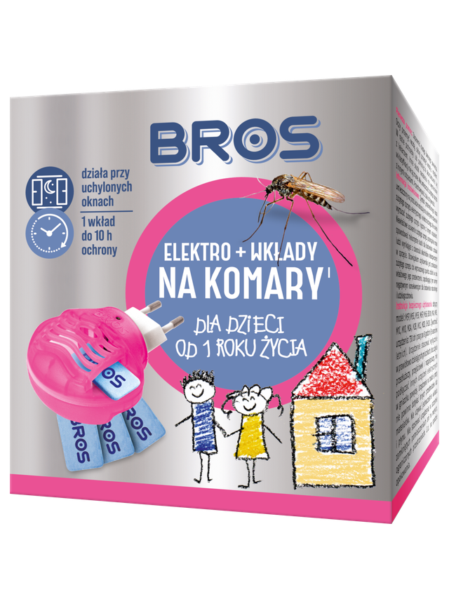 BROS - Elektro + wkłady na komary dla dzieci