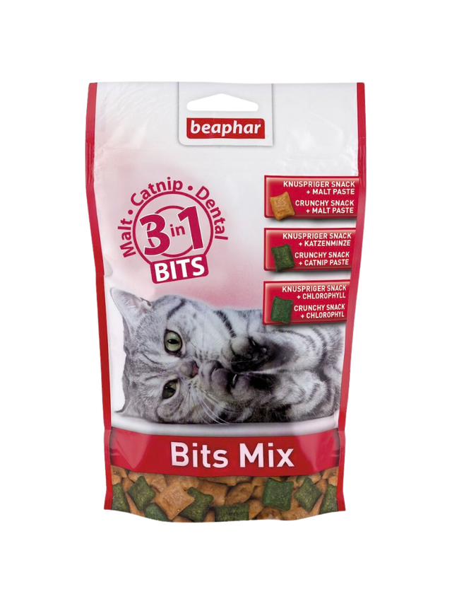 Beaphar BITS MIX 150G - przysmaki dla kotów 3w1