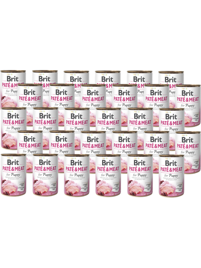 BRIT PATE & MEAT PUPPY 30x400g