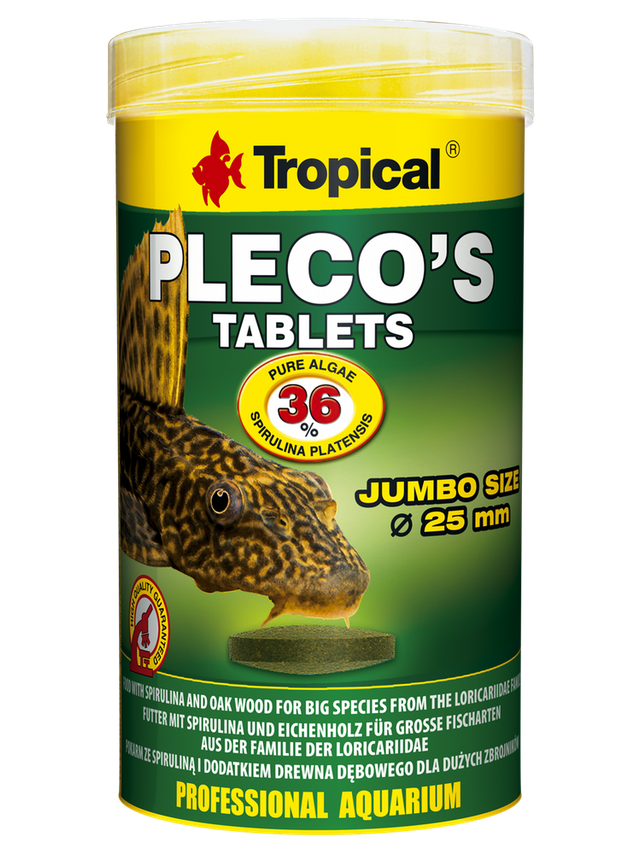TROPICAL PLECO'S TABLETS 50ML/30G ca.11 szt.