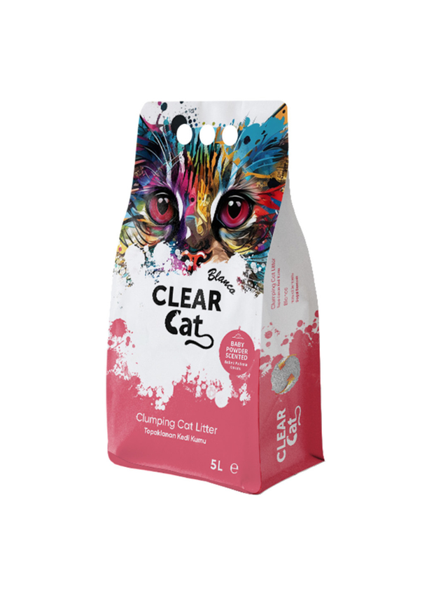 Clear Cat Blanco Baby Powder żwirek bentonitowy 5l