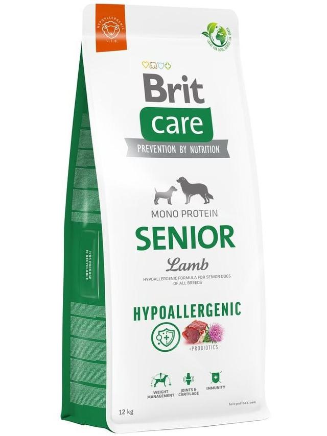 BRIT CARE Hypoallergenic Senior Lamb 12kg