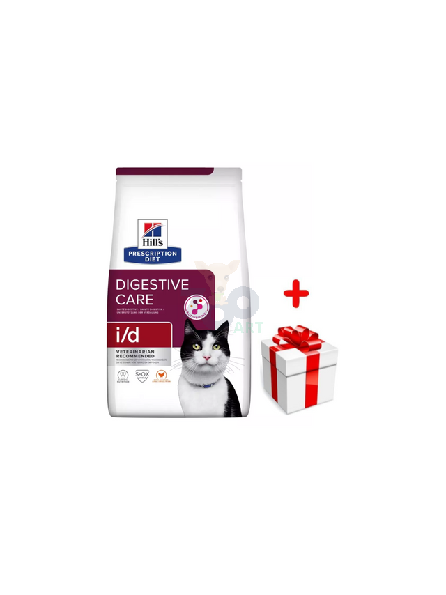 HILL'S PD Prescription Diet Feline i/d 400g + niespodzianka dla kota  GRATIS!