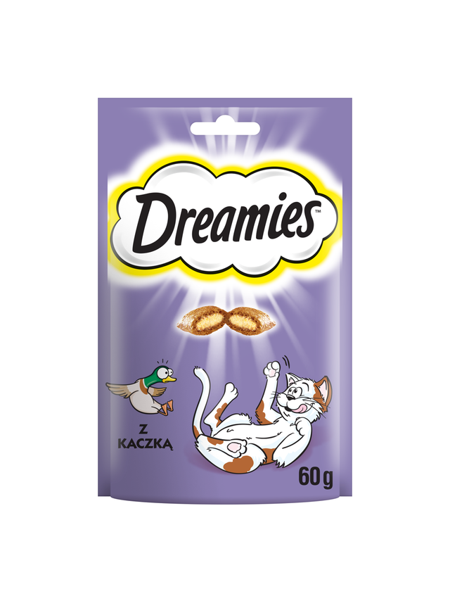 DREAMIES 60g - przysmak dla kota z wyśmienitą kaczką