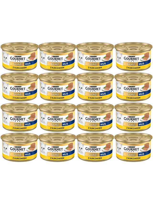 Purina Gourmet Gold mus z kurczakiem 48x85g