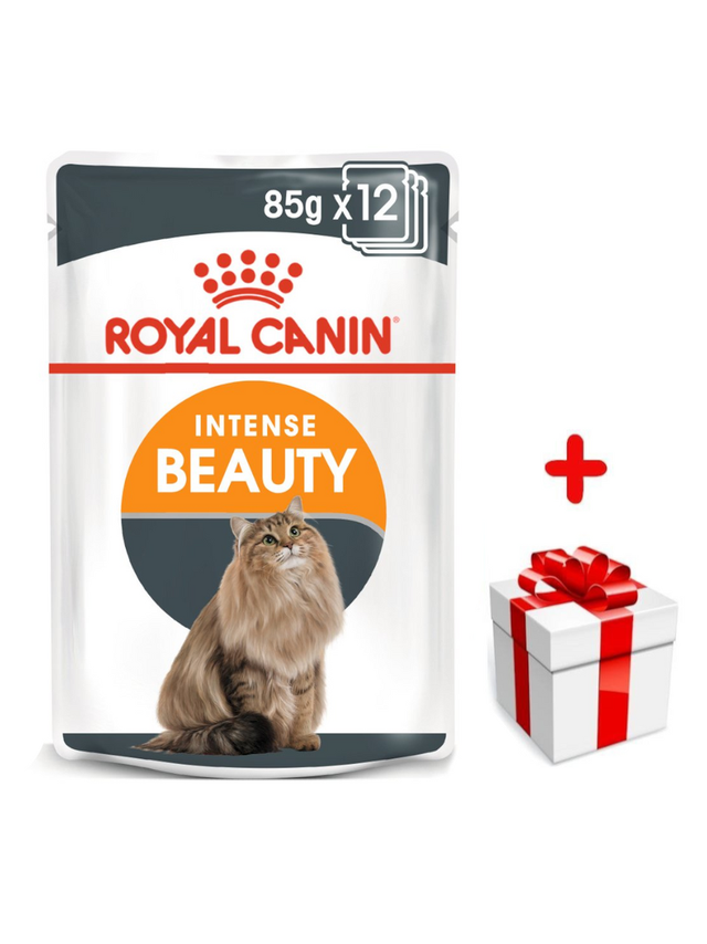 ROYAL CANIN Hair&Skin 12x85g w galaretce karma mokra w galaretce dla kotów dorosłych, zdrowa skóra, piękna sierść + niespodzianka dla kota GRATIS!
