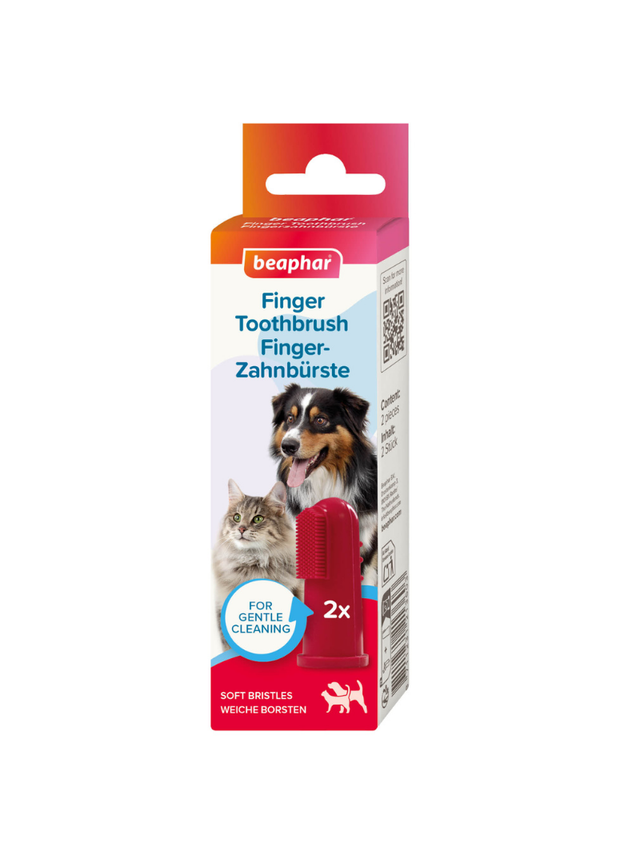 Beaphar FINGER TOOTHBRUSH - szczoteczka do zębów naparstkowa