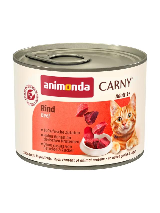 ANIMONDA Cat Carny Adult smak: wołowina 200g