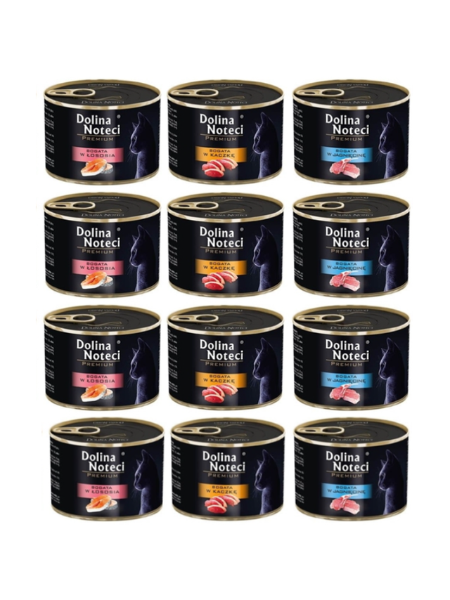 Dolina Noteci Premium dla kota Mix Smaków 12x185g