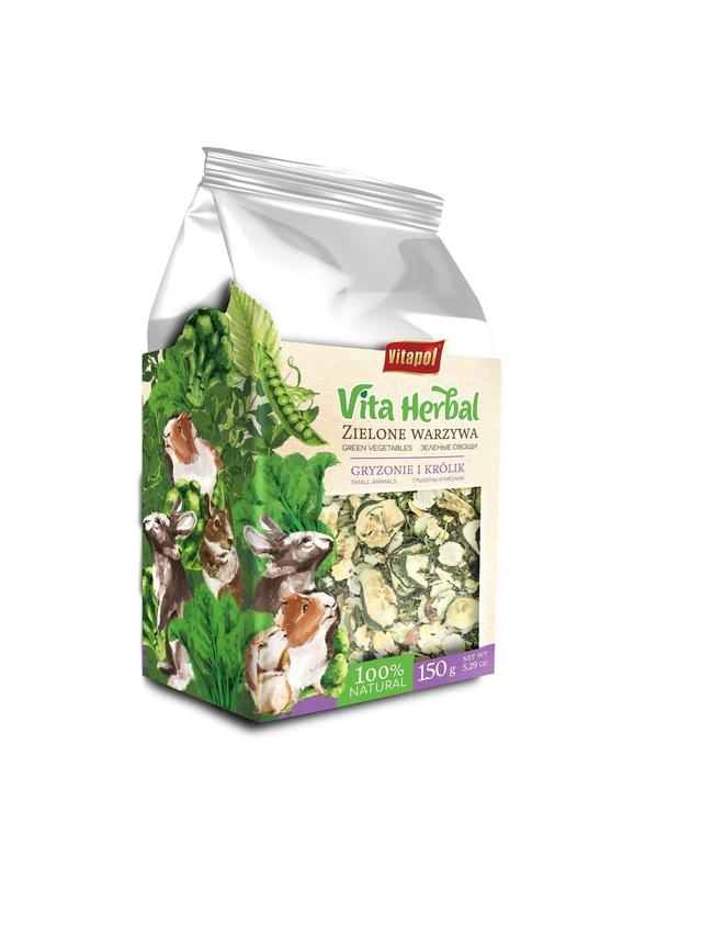 Vitapol Vita Herbal dla gryzoni i królika, zielone warzywa, 150g