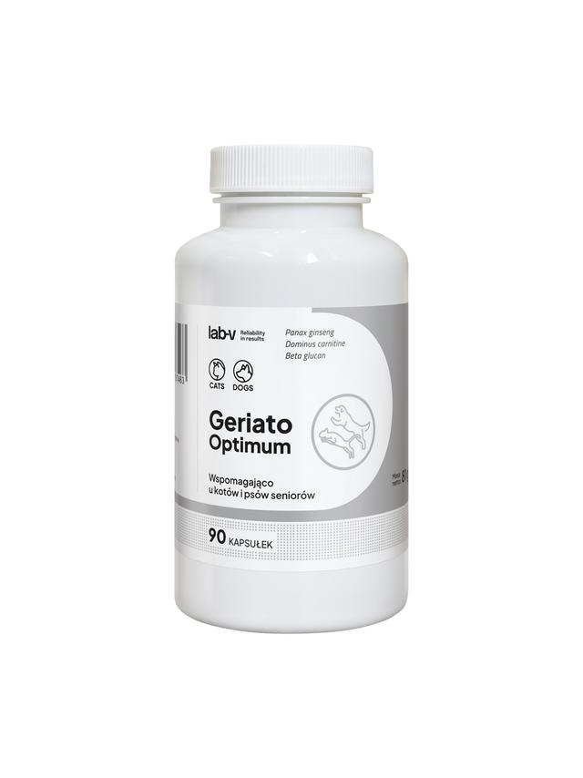 Lab-v Geriato Optimum – Wspomaganie zdrowia seniorów dla psów i kotów 90 kapsułek