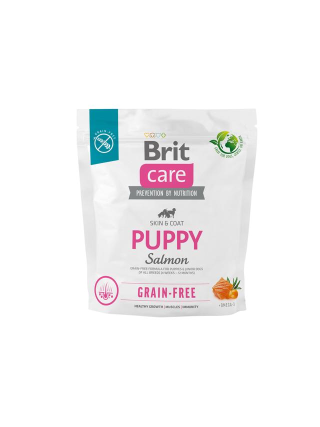 BRIT CARE Dog Grain-free Puppy Salmon 0,9kg\ Opakowanie uszkodzone (8119) !!!