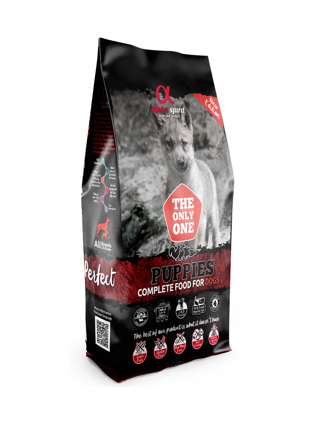 ALPHA SPIRIT Pełnoporcjowa sucha karma Puppies 12kg