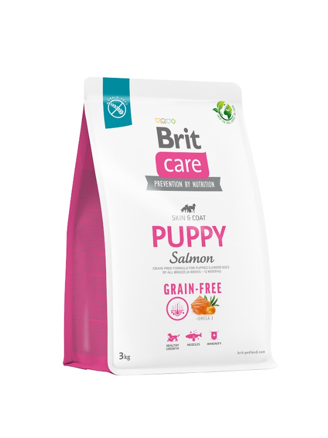 BRIT CARE Dog Grain-free Puppy Salmon 3kg