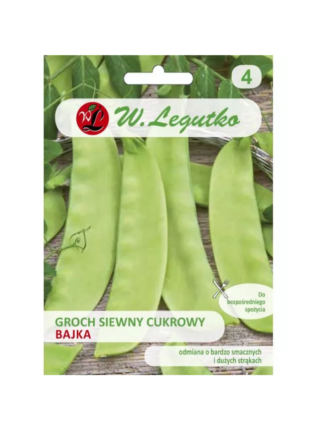 Groch siewny cukrowy Bajka - późna