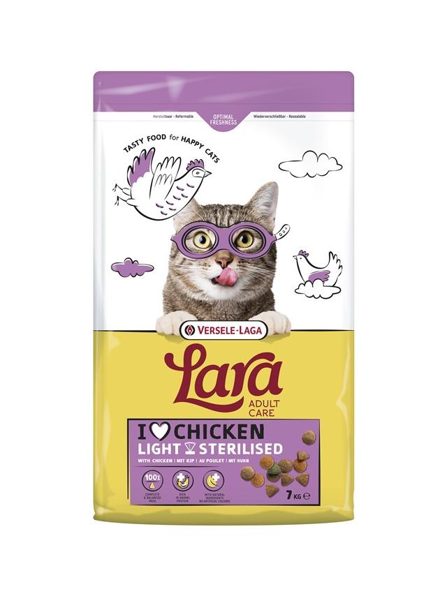 Versele-Laga Lara  Adult Light Sterilized 7kg - karma dla kotów sterylizowanych
