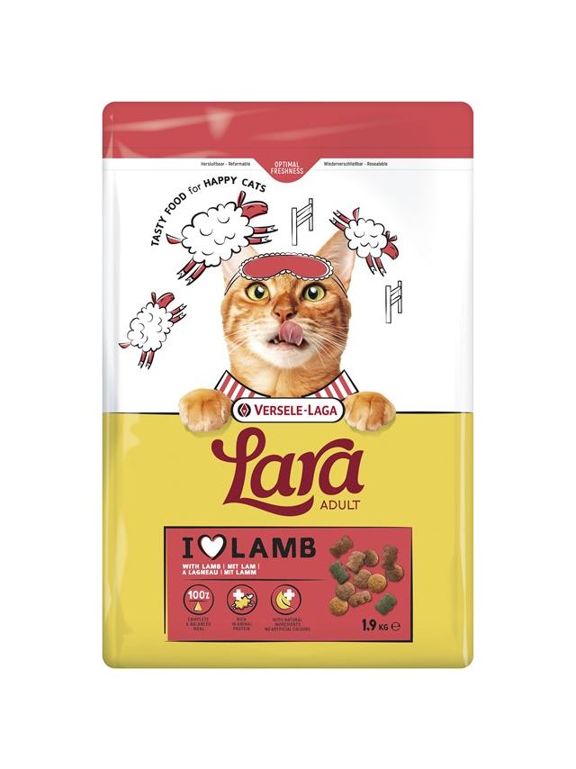 VERSELE-LAGA Lara Adult Lamb 1,9 kg - karma dla kotów dorosłych z jagnięciną