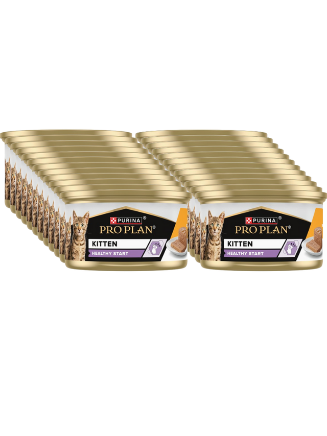 PRO PLAN Kitten Mus z Kurczakiem Mokra karma dla kociąt 24x85g