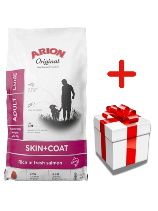 ARION Original Skin & Coat Adult Salmon and Rice Large Breed 12kg +NIESPODZIANKA DLA PSA GRATIS!!