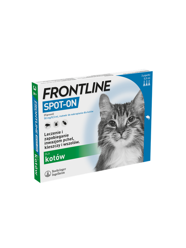 Frontline Spot On Kot dla kotów 3 x 0.5 ml