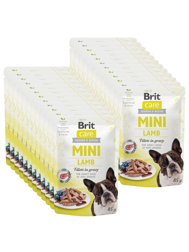 Brit Care Mini Lamb fillets in gravy 24x85g