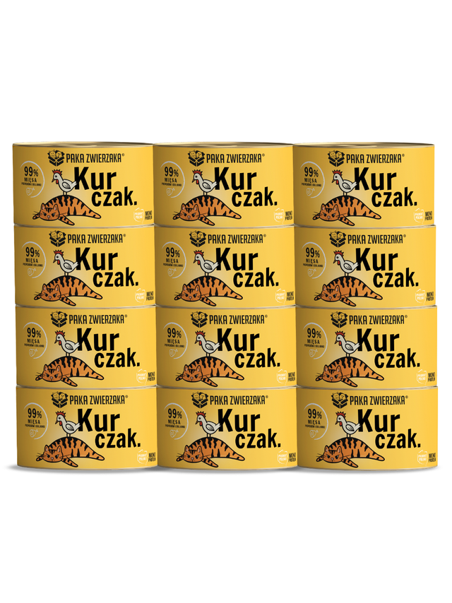 Paka Zwierzaka- karma mokra kurczak 12x200g