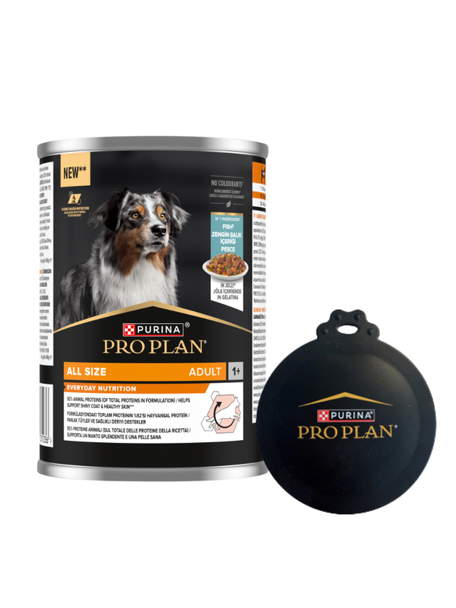 PRO PLAN Everyday Nutrition Adult Karma dla psów bogata w rybę w galaretce 400g + POKRYWKA GRATIS