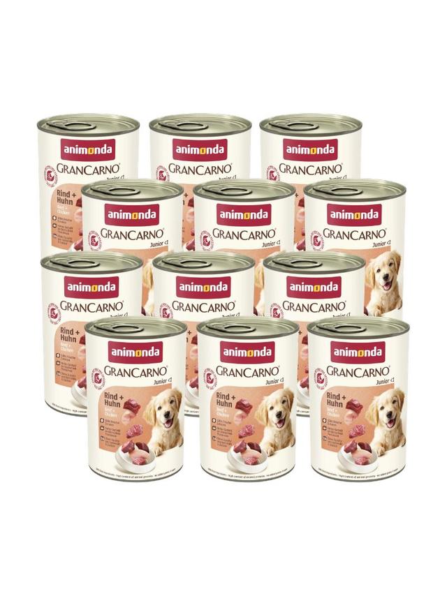 ANIMONDA GranCarno Junior smak: Wołowina + kurczak 12 x 400g