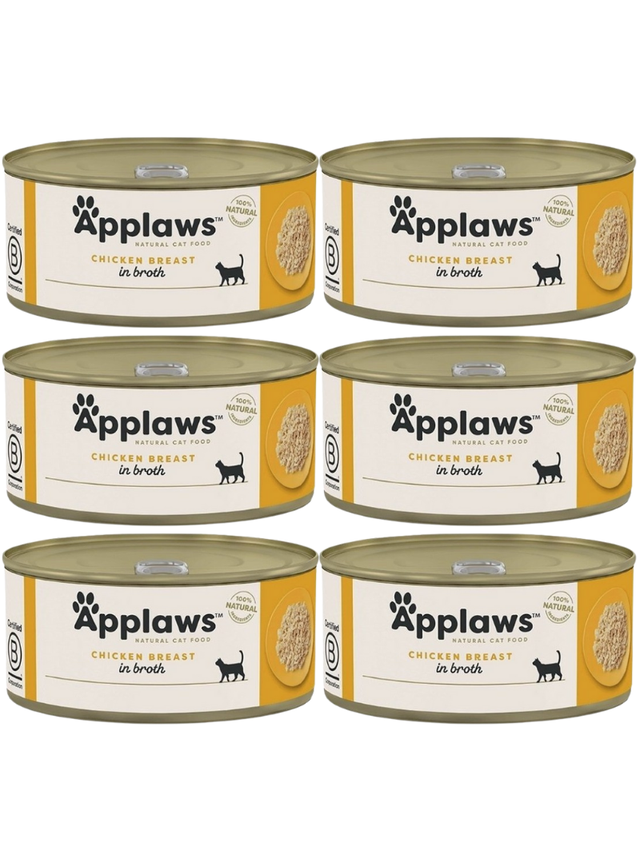 Applaws Cat Pierś z Kurczaka 6x70g PUSZKA