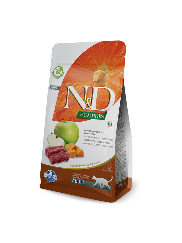 Farmina N&D Pumpkin feline VENISON, PUMPKIN AND APPLE RECIPE 5kg